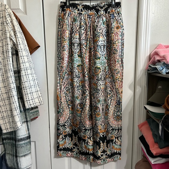 Molly Bracken wide leg pant size Large - Picture 3 of 7